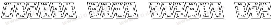 Domino bred kursiv omrids字体转换